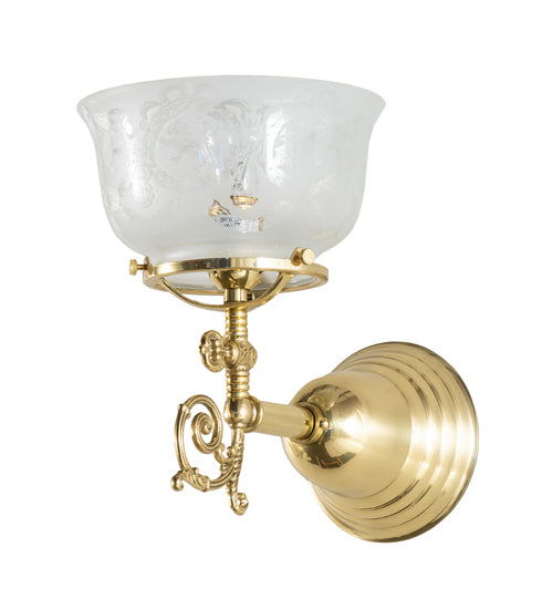 7" Wide Revival Gas & Electric Wall Sconce