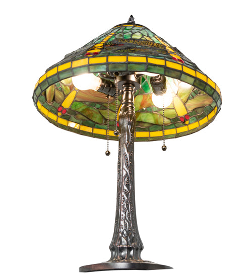 22" High Tiffany Dragonfly Table Lamp