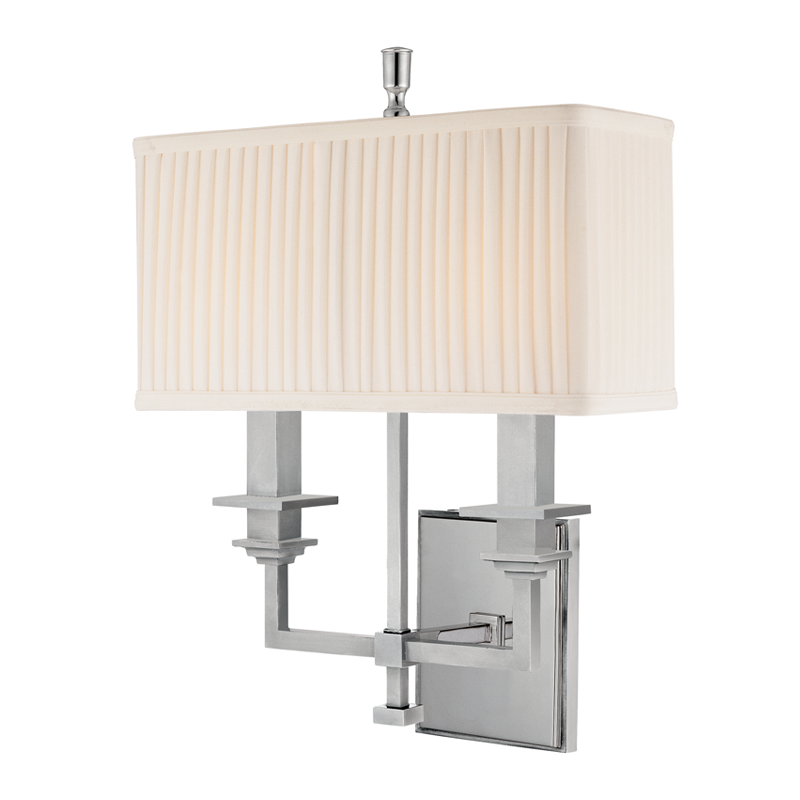 Berwick Wall Sconce 12" - Polished Nickel