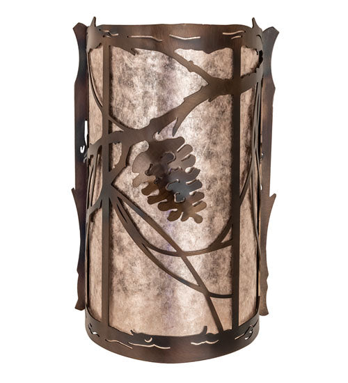 8" Wide Whispering Pines Wall Sconce