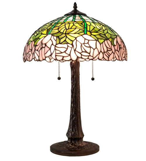 22" High Tiffany Cabbage Rose Table Lamp