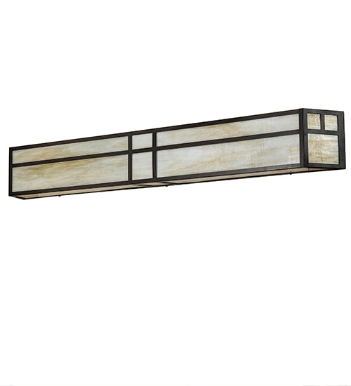 50" Wide Hyde Park Double Bar Mission Wall Sconce