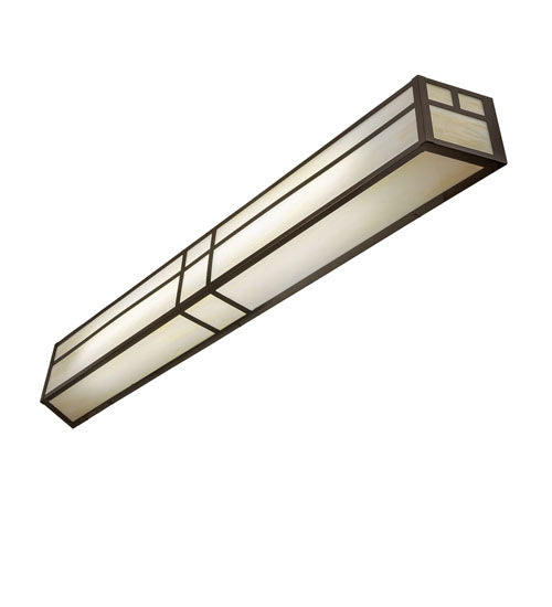 50" Wide Hyde Park Double Bar Mission Wall Sconce