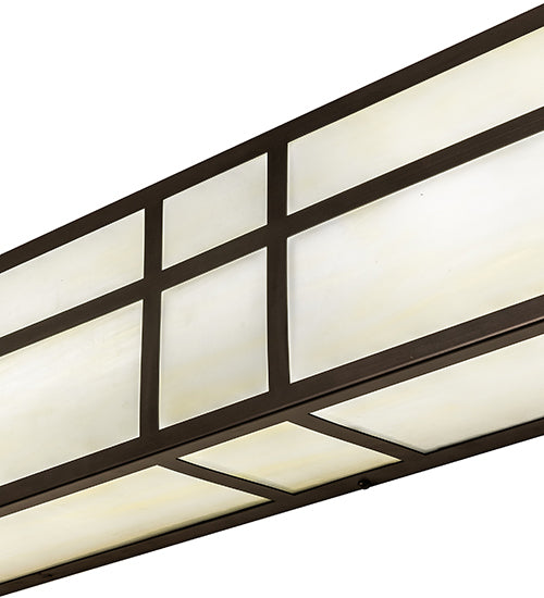 50" Wide Hyde Park Double Bar Mission Wall Sconce