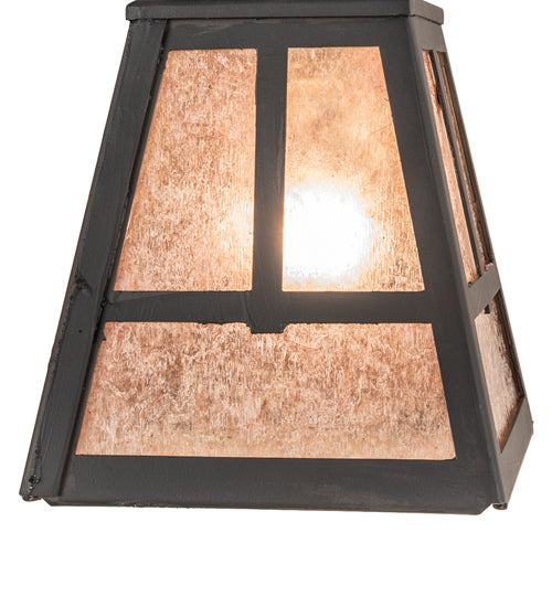 17" Wide "T" Mission 2 Light Vanity Light