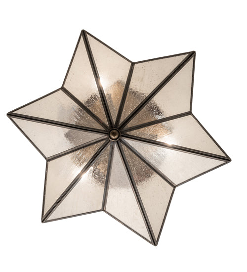 16" Wide Star Semi-Flushmount