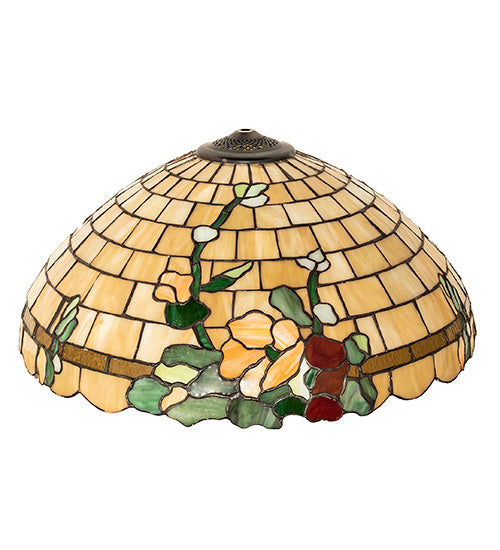 20" Wide Duffner & Kimberly Hollyhock Shade