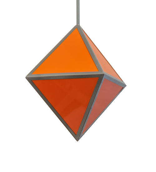 18" Square Argyle Pendant