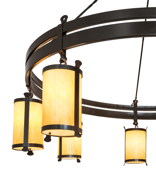 82" Wide Beartooth 8 Light Chandelier