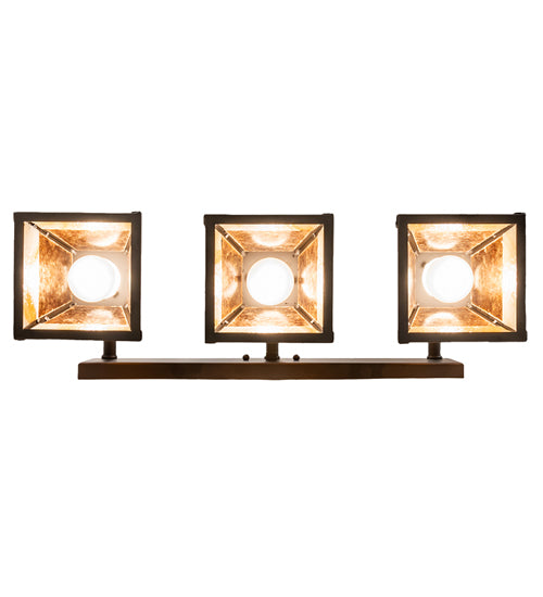 24" Wide "T" Mission 3 Light Vanity Light