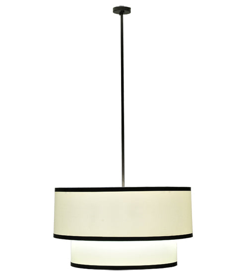 36" Wide Cilindro 2 Tier Textrene Pendant