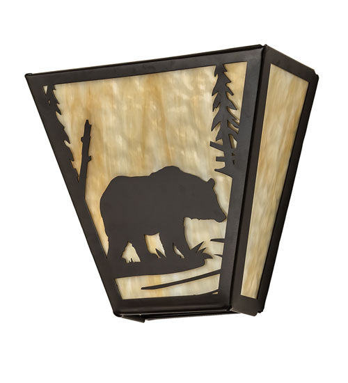 13" Wide Bear Creek Right Wall Sconce