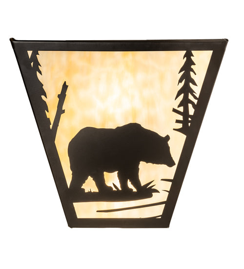 13" Wide Bear Creek Right Wall Sconce