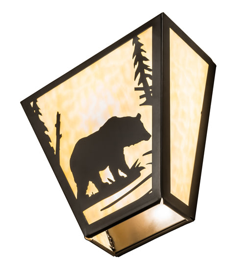 13" Wide Bear Creek Right Wall Sconce