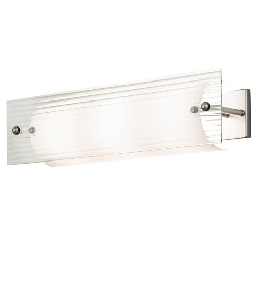 24" Wide Quadrato Fluted Vanity Light