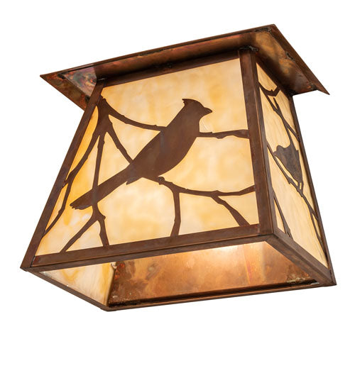 12" Wide Stillwater Song Bird Wall Sconce