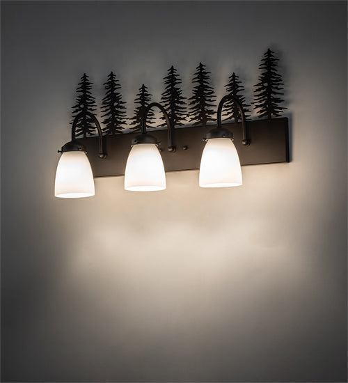 24" Wide Tall Pines 3 Light Vanity Light