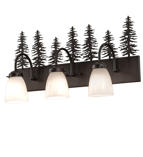 24" Wide Tall Pines 3 Light Vanity Light