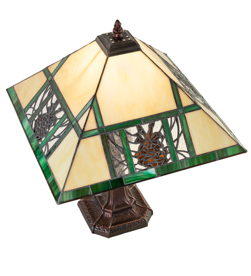 19" High Pinecone Ridge Table Lamp