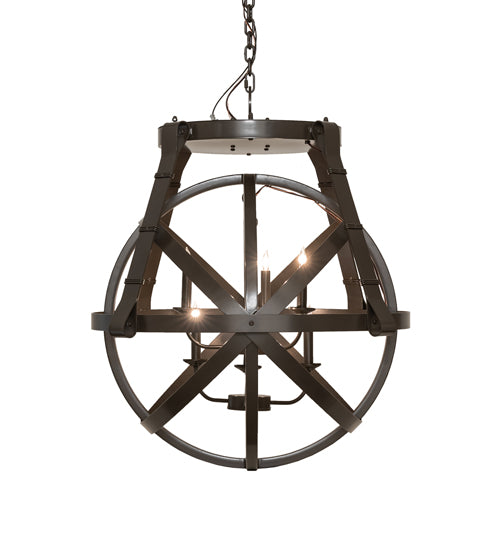 32" Wide Gimbal Grinado Chandelier