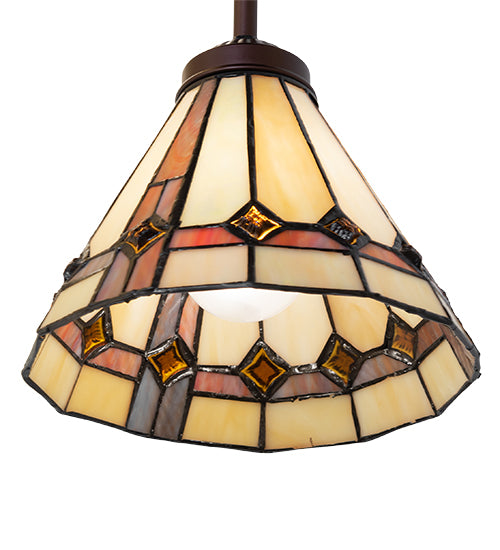 8" Wide Belvidere Mini Pendant