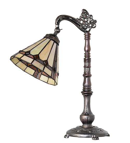 20" High Belvidere Bridge Arm Table Lamp