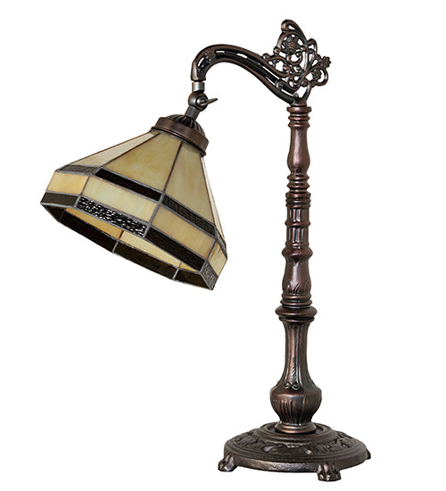 20" High Topridge Bridge Arm Table Lamp