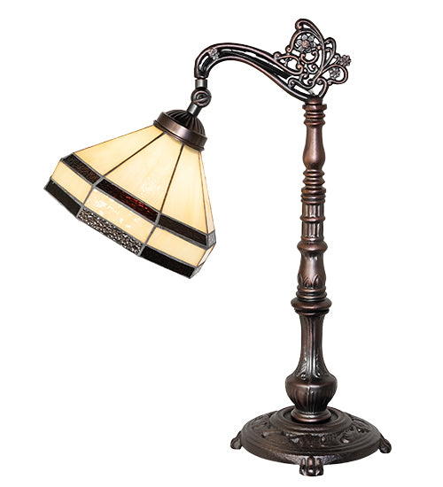 20" High Topridge Bridge Arm Table Lamp