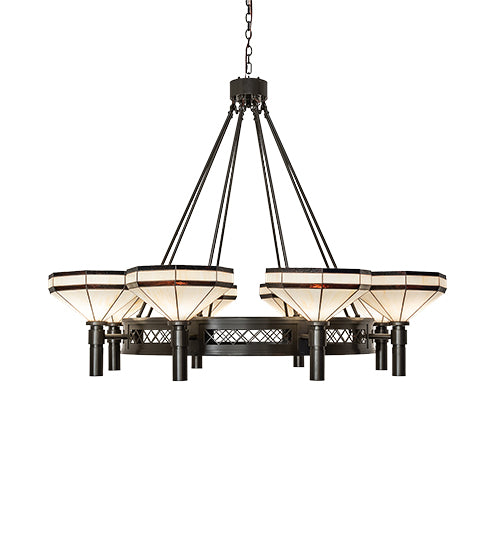 60" Wide Topridge 8 Light Chandelier