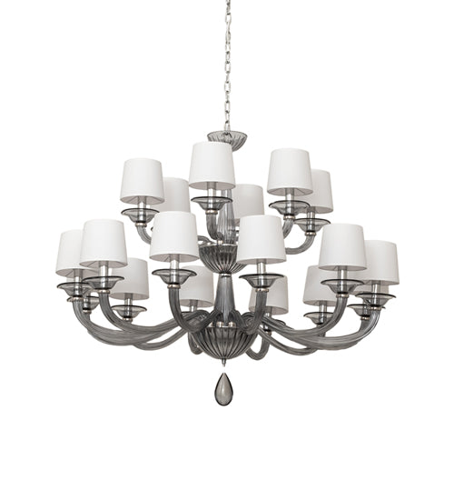 48" Wide Murano Almaden Southland 18 Light Chandelier