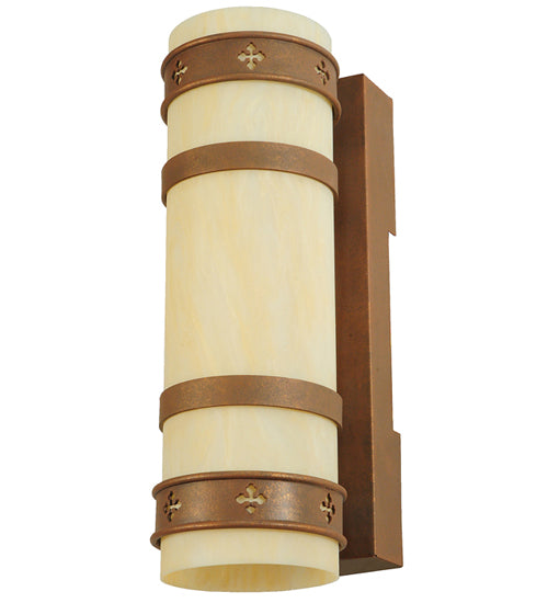 7" Wide Byzantine Wall Sconce