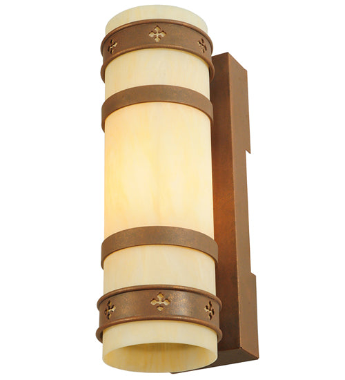 7" Wide Byzantine Wall Sconce