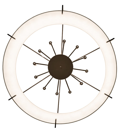 42" Wide Cilindro Structure Semi-Flushmount