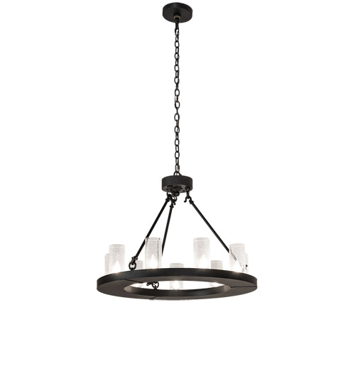 30" Wide Loxley 9 Light Chandelier