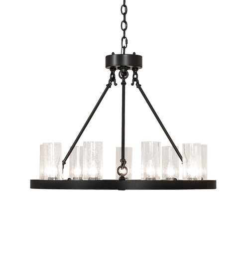 30" Wide Loxley 9 Light Chandelier