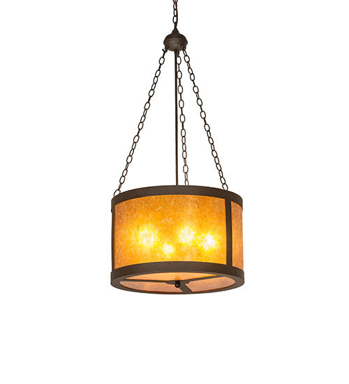 22" Wide Smythe Craftsman Inverted Pendant