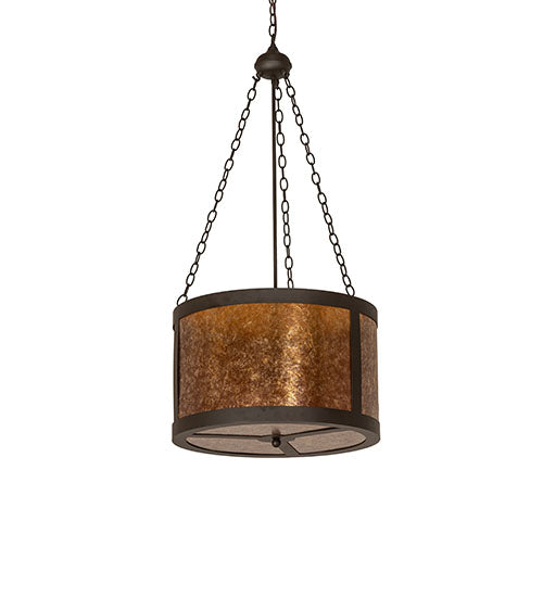 22" Wide Smythe Craftsman Inverted Pendant