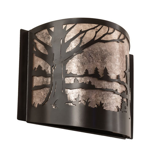 12" Wide Quiet Pond Wall Sconce