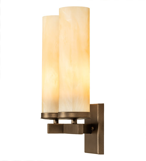 12" Wide Dante 2 Light Wall Sconce