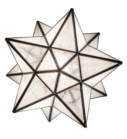 12" Wide Moravian Star Pendant