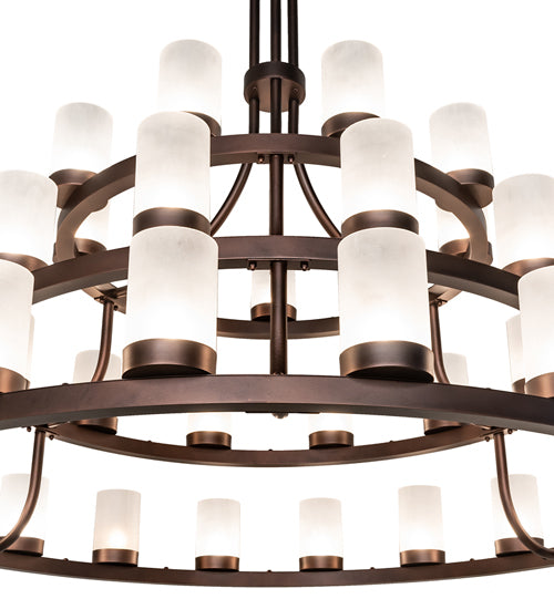 72" Wide Loxley 39 Light Three Tier Chandelier