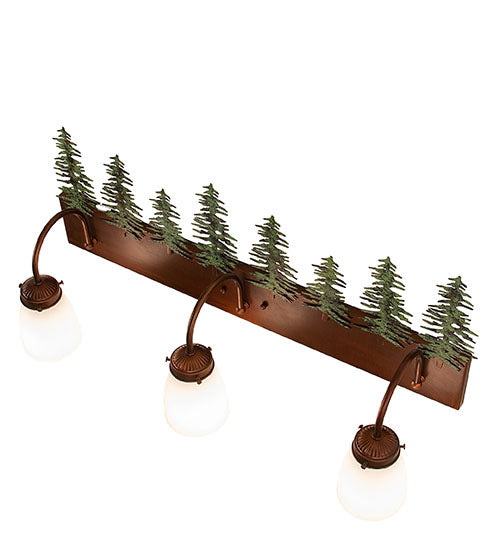 28" Wide Tall Pines 3 Light Vanity Light