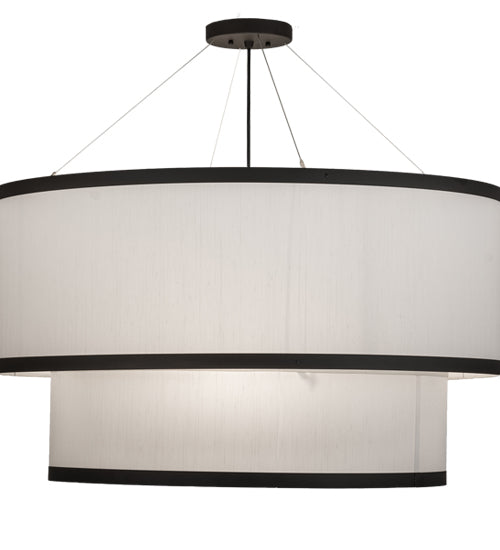 36" Wide Cilindro 2 Tier Textrene Pendant