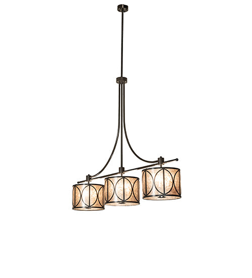 90" Long Penelope 3 Light Pendant