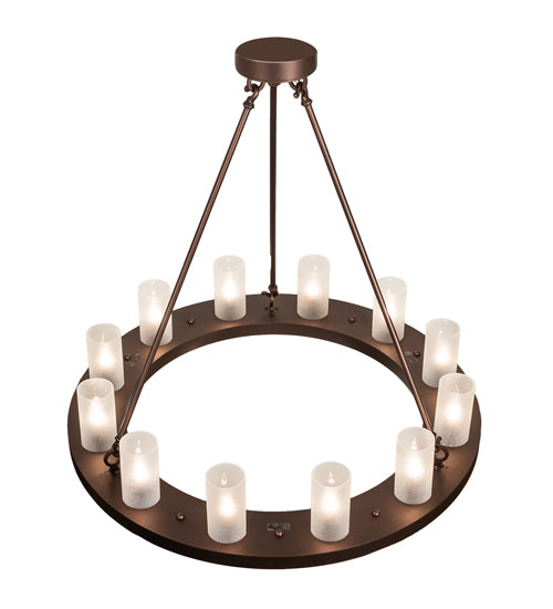 36" Wide Loxley 12 Light Chandelier