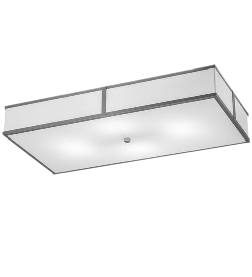 48" Long Quadrato Oblong Flushmount