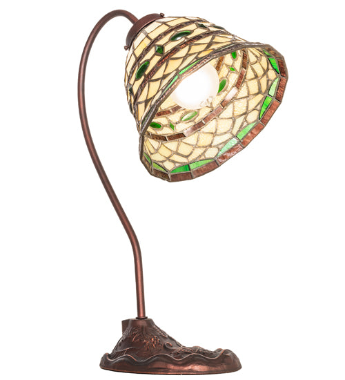 18" Wide Tiffany Roman Desk Lamp