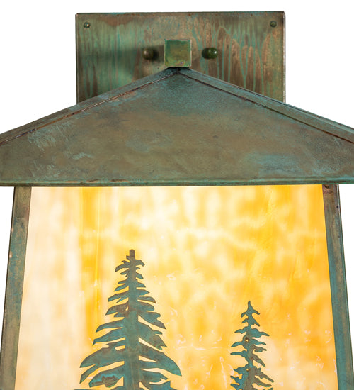 18" Wide Stillwater Tall Pines Wall Sconce