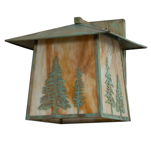 18" Wide Stillwater Tall Pines Wall Sconce