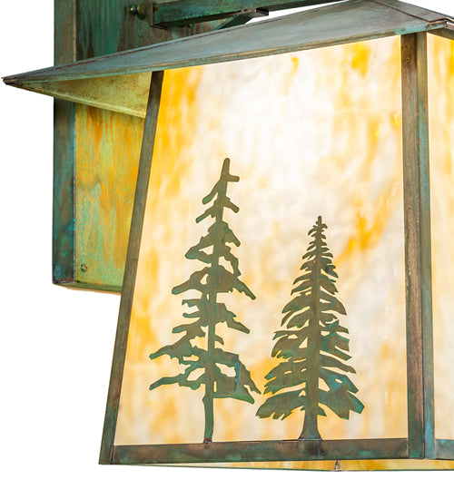 18" Wide Stillwater Tall Pines Wall Sconce